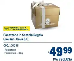 Metro Panettone in Scatola Regalo offerta