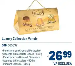 Metro Luxury Collection Vanoir offerta