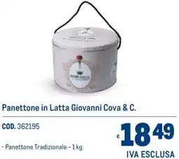 Metro Panettone in Latta Giovanni Cova & C. offerta