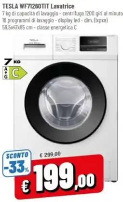 Famila TESLA WF71260TIT Lavatrice offerta