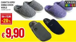 Famila Ciabatta uomo/ donna coveri world offerta