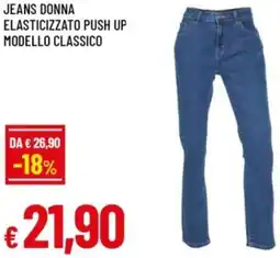 Famila Jeans donna elasticizzato push up modello classico offerta
