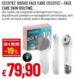 Famila Cecotec 105502 face care cecotec - face care skin routine offerta