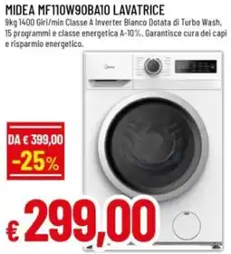 Famila MIDEA MF110W90BA10 LAVATRICE offerta