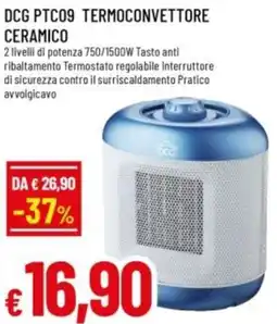 Famila DCG PTC09 TERMOCONVETTORE CERAMICO offerta