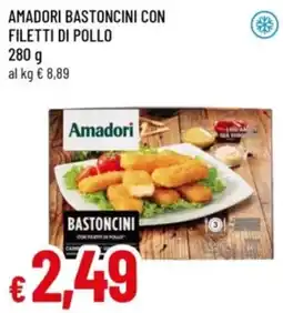 Famila Amadori bastoncini con filetti di pollo offerta