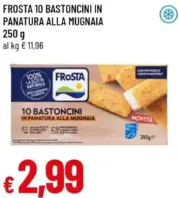 Famila Frosta 10 bastoncini in panatura alla mugnaia offerta