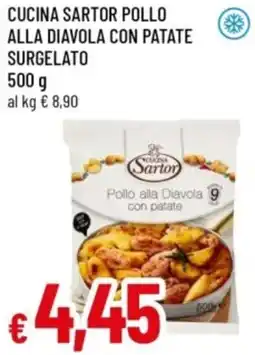 Famila Cucina sartor pollo alla diavola con patate surgelato offerta