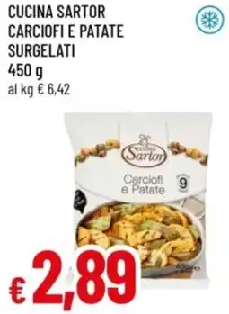 Famila Cucina sartor carciofi e patate surgelati offerta