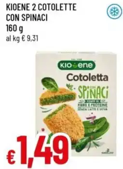 Famila Kioene 2 cotolette con spinaci offerta