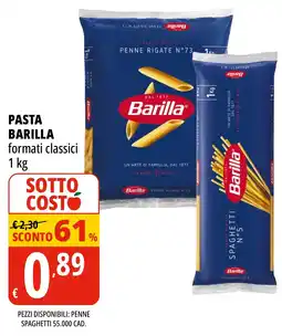Tigros Pasta BARILLA offerta