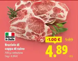 Lidl Braciole Di Coppa Di Suino offerta