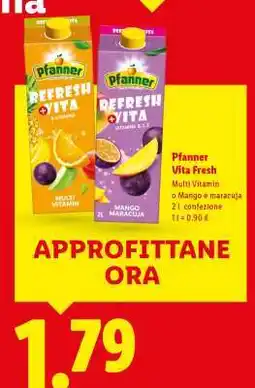 Lidl Pfanner Vita Fresh offerta