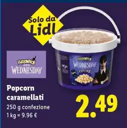 Lidl Popcorn caramellati offerta