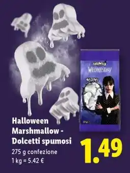 Lidl Halloween Marshmallow - Dolcetti spumosi offerta