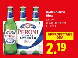 Lidl Nastro Azzurro Birra offerta