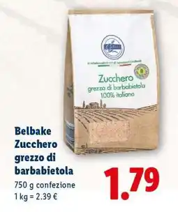 Lidl Belbake Zucchero grezzo di barbabietola offerta