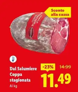 Lidl Dal Salumiere Coppa stagionata offerta