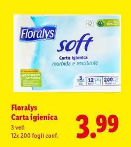 Lidl Florays Carta igienica offerta