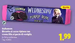 Lidl Halloween Wednesday Purple Duos offerta