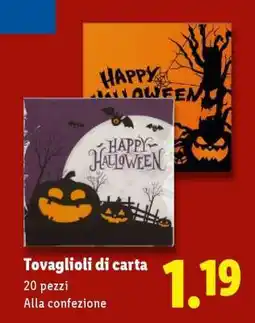 Lidl Tovaglioli di carta offerta