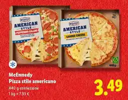 Lidl McEnnedy Pizza stile americano offerta