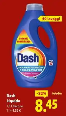 Lidl DASH LIQUIDO offerta