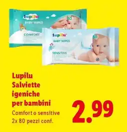 Lidl Lupilu Salviette igieniche per bambini offerta