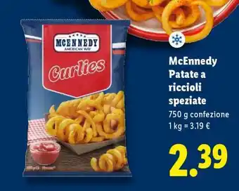 Lidl Mcennedy Patate a riccioli speziate offerta