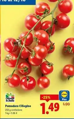 Lidl Pomodoro Ciliegino offerta