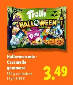 Lidl Halloween mix - Caramelle gommose offerta