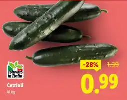 Lidl Cetrioli offerta