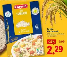 Lidl Carosio Riso Carnaroli offerta