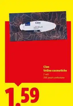 Lidl Cien Veline cosmetiche offerta