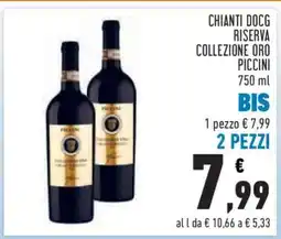 Conad Chianti DOCG Riserva Collezione Oro Piccini offerta