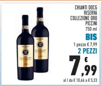 Conad Chianti DOCG Riserva Collezione Oro Piccini offerta