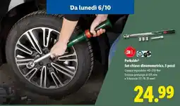 Lidl PARKSIDE Set chiave dinamometrica, 5 pezzi offerta