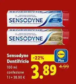 Lidl Sensodyne Dentifricio offerta