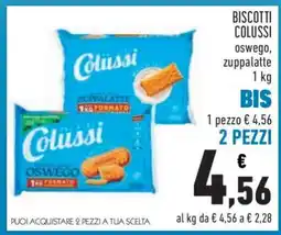 Conad Biscotti Colussi offerta