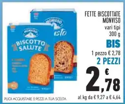 Conad Fette Biscottate Monviso offerta