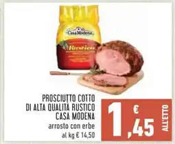 Conad Prosciutto cotto di alta qualità Rustico Casa Modena offerta