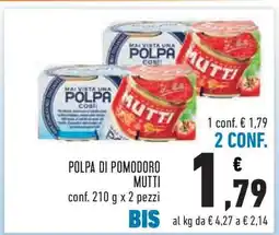 Conad POLPA DI POMODORO MUTTI offerta