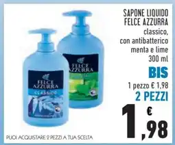 Conad SAPONE LIQUIDO FELCE AZZURRA offerta