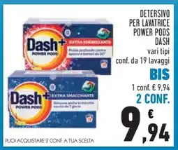 Conad DASH POWER PODS offerta