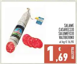 Conad Salame Casareccio Salumificio Valtiberino offerta