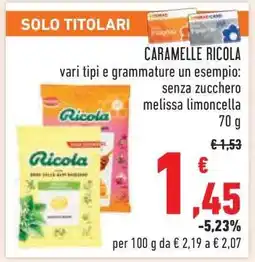 Conad CARAMELLE RICOLA offerta