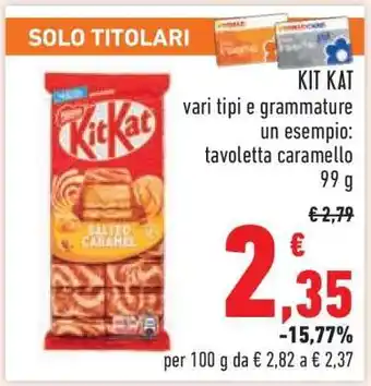 Conad KIT KAT offerta