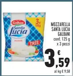 Conad MOZZARELLA SANTA LUCIA GALBANI offerta