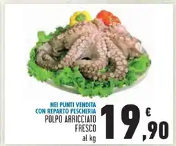 Conad Polpo Arricciato Fresco offerta