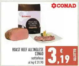Conad ROAST BEEF ALL'INGLESE CONAD offerta